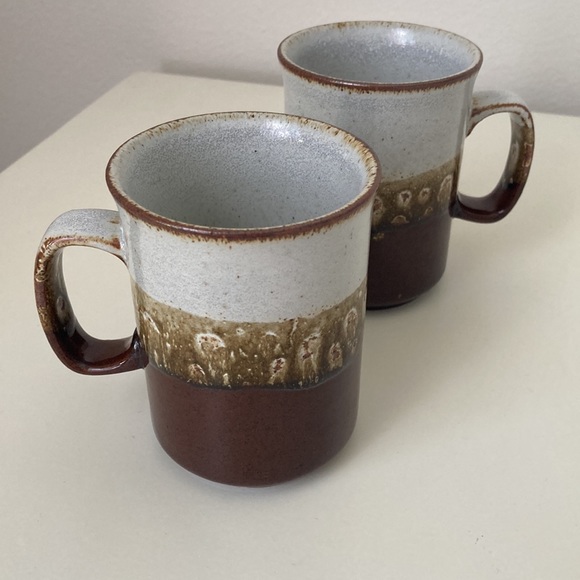 2 Dunoon Scotland Vintage Ceramic Stoneware Pottery Mugs Cups New Condition - Picture 9 of 12